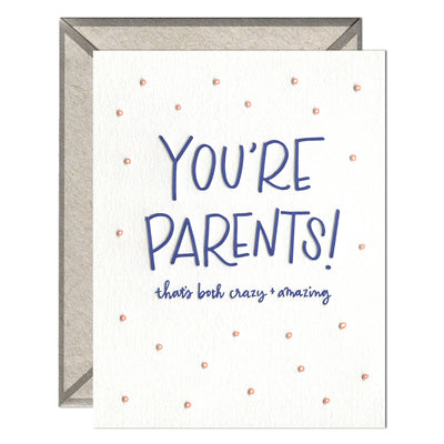 You're Parents | New Baby Card Cards INK MEETS PAPER  Paper Skyscraper Gift Shop Charlotte
