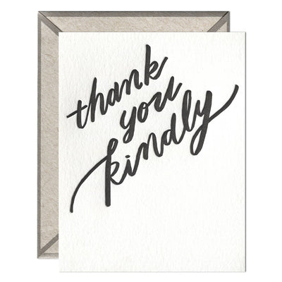 Thank You Kindly | Thank You Card Cards INK MEETS PAPER  Paper Skyscraper Gift Shop Charlotte