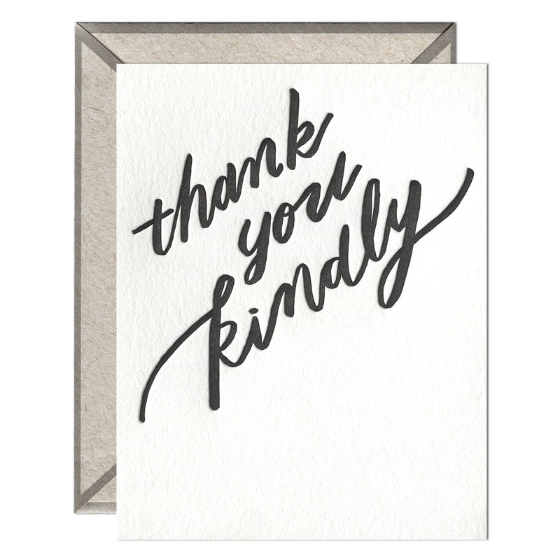 Thank You Kindly | Thank You Card