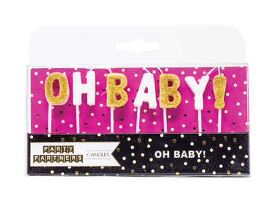 Oh Baby! Candle Set  Party Partners  Paper Skyscraper Gift Shop Charlotte