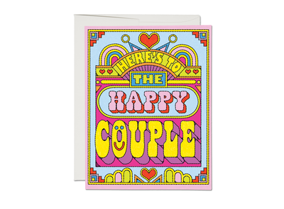 Happy Couple | Wedding Card Cards Red Cap Cards  Paper Skyscraper Gift Shop Charlotte