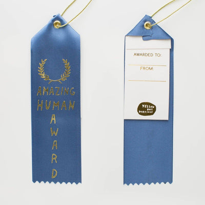Amazing Human Award Ribbon  Yellow Owl Workshop  Paper Skyscraper Gift Shop Charlotte
