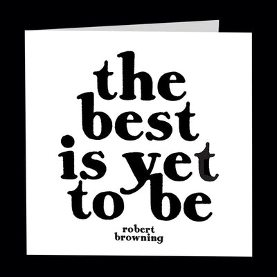 "the best is yet to be" card Cards Quotable Cards  Paper Skyscraper Gift Shop Charlotte