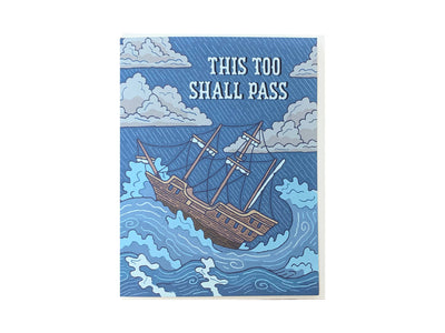 This Too Shall Pass Card Cards Noteworthy Paper & Press  Paper Skyscraper Gift Shop Charlotte