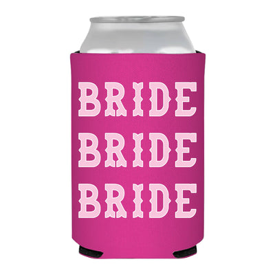 Bride Western Country Engagement Bachelorette Can Cooler  Sip Hip Hooray  Paper Skyscraper Gift Shop Charlotte