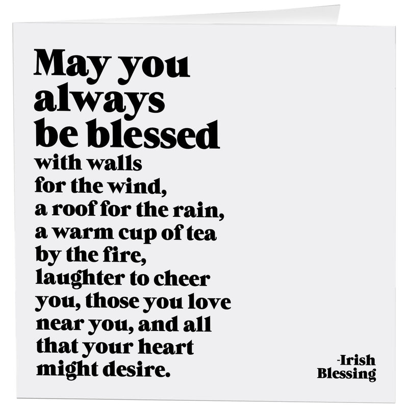 Always Be Blessed Card Cards quotable cards  Paper Skyscraper Gift Shop Charlotte
