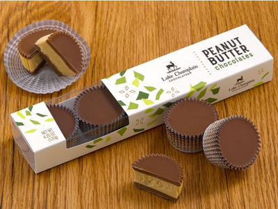 Peanut Butter Milk Chocolate Cups  Pack I 5 Pieces Confectionery Lake Champlain Chocolates  Paper Skyscraper Gift Shop Charlotte