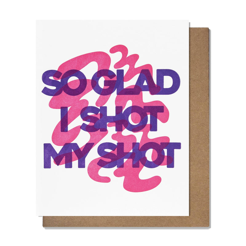 Shot My Shot Love Card Paper Skyscraper