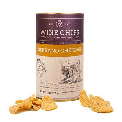 3oz 16-Pack Serrano Cheddar  Wine Chips  Paper Skyscraper Gift Shop Charlotte