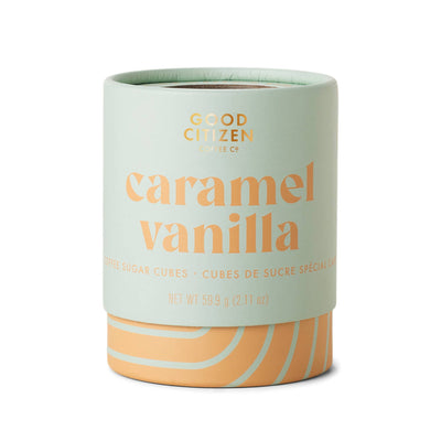Sugar Cubes - Caramel Vanilla, 30 count  Good Citizen Coffee  Paper Skyscraper Gift Shop Charlotte