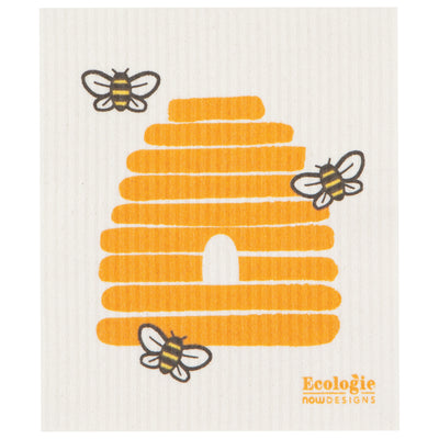 Bees Swedish Sponge Cloth Dishcloths Danica Studio (Now Designs)  Paper Skyscraper Gift Shop Charlotte