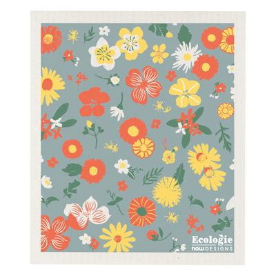Flowers Of The Month Swedish Sponge Cloth Dishcloths Danica Studio (Now Designs)  Paper Skyscraper Gift Shop Charlotte