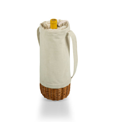 Malbec Insulated Canvas and Willow Wine Basket Prints Picnic Time  Paper Skyscraper Gift Shop Charlotte