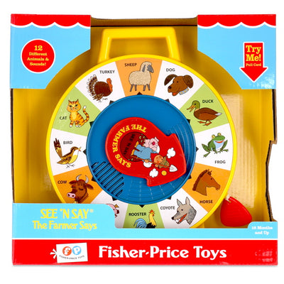 Fisher-Price See N Say Baby Toys Schylling Associates Inc  Paper Skyscraper Gift Shop Charlotte