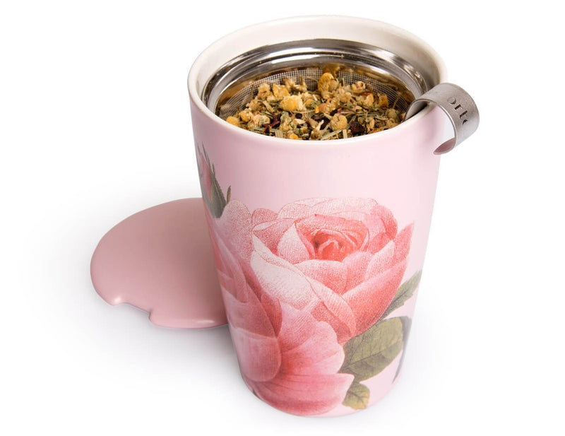 Kati Tea Cup with Infuser Jardin Tea Cups Tea Forte  Paper Skyscraper Gift Shop Charlotte