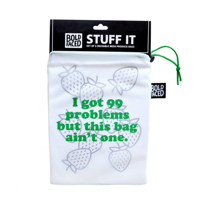 Stuff It: Reusable Mesh Produce Bags Kitchen Boldfaced Goods  Paper Skyscraper Gift Shop Charlotte