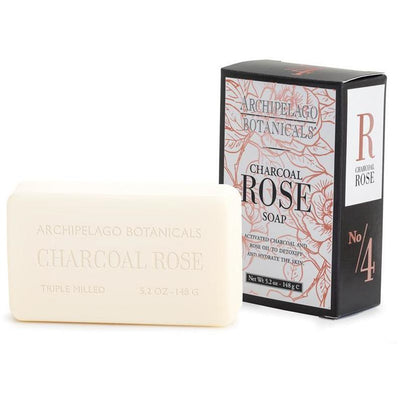 Charcoal Rose Soap Soap Archipelago  Paper Skyscraper Gift Shop Charlotte