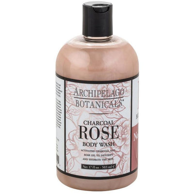 Charcoal Rose 17 oz. Body Wash Beauty + Wellness Archipelago  Paper Skyscraper Gift Shop Charlotte