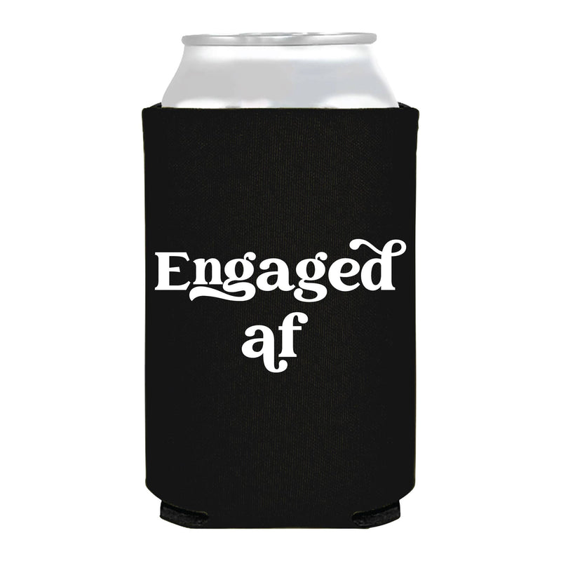 Engaged AF Engagement Party Proposal Bachelorette Can Cooler