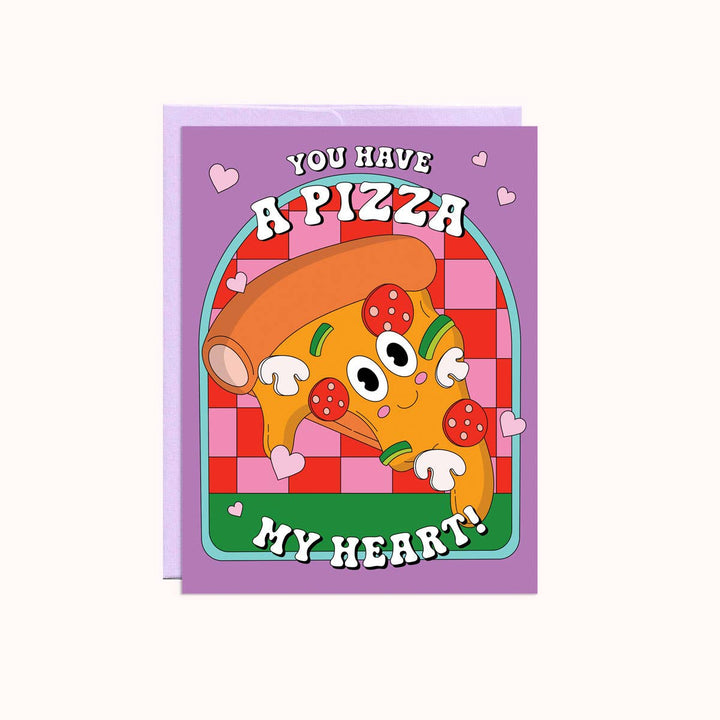 Pizza My Heart | Valentine's Day Cards Party Mountain Paper co.  Paper Skyscraper Gift Shop Charlotte