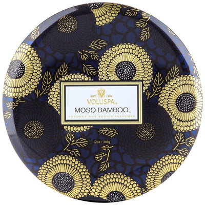 Check out our Moso Bamboo 3-Wick Tin now at PaperSkyscraper.com