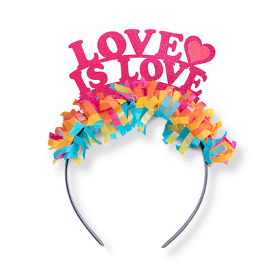 Love is Love Pride LGBTQ Party Headband  Festive Gal  Paper Skyscraper Gift Shop Charlotte