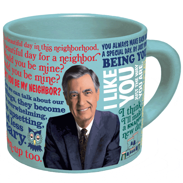 Buy your Mister Rogers Mug at PaperSkyscraper.com