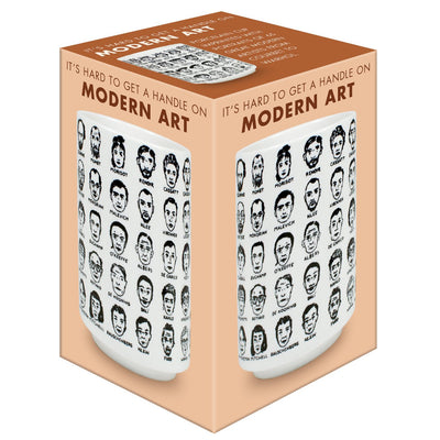 Mug | Hard to Get Handle Modern Art Mugs Unemployed Philosophers Guild  Paper Skyscraper Gift Shop Charlotte
