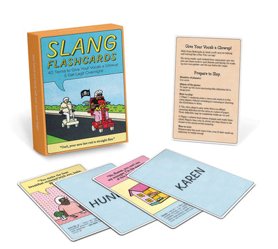 Slang Flashcards Deck, 50 Cards (2021 Edition)  Knock Knock  Paper Skyscraper Gift Shop Charlotte