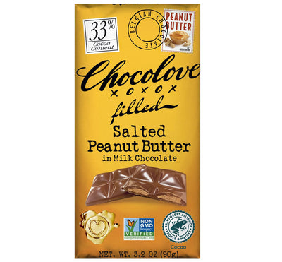 Chocolove Milk w/ Salted Peanut Butter Confectionery Redstone Foods  Paper Skyscraper Gift Shop Charlotte
