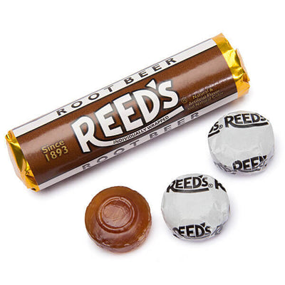 Reeds Root Beer Candy Roll Confectionery Redstone Foods  Paper Skyscraper Gift Shop Charlotte