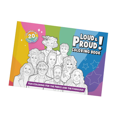 Loud & Proud Coloring Book  Bubblegum Stuff  Paper Skyscraper Gift Shop Charlotte