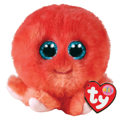 Sheldon Coral Octopus Puffie Stuffed Animals Ty Inc.  Paper Skyscraper Gift Shop Charlotte