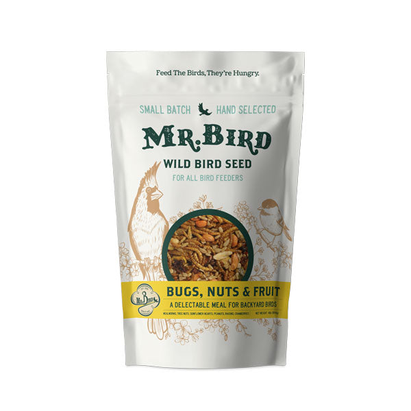 Mr. Bird Bagged Seed 2lb | Bugs Nuts and Fruit Gardening Mr. Bird  Paper Skyscraper Gift Shop Charlotte