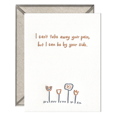 By Your Side Flowers | Sympathy card Cards INK MEETS PAPER  Paper Skyscraper Gift Shop Charlotte