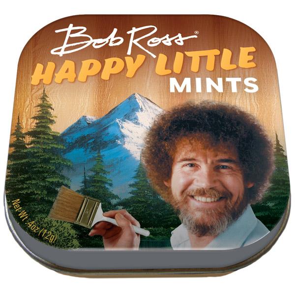 Bob Ross Happy Little Mints Jokes & Novelty Unemployed Philosophers Guild  Paper Skyscraper Gift Shop Charlotte