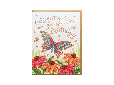 Butterfly Birthday Card Cards Noteworthy Paper & Press  Paper Skyscraper Gift Shop Charlotte