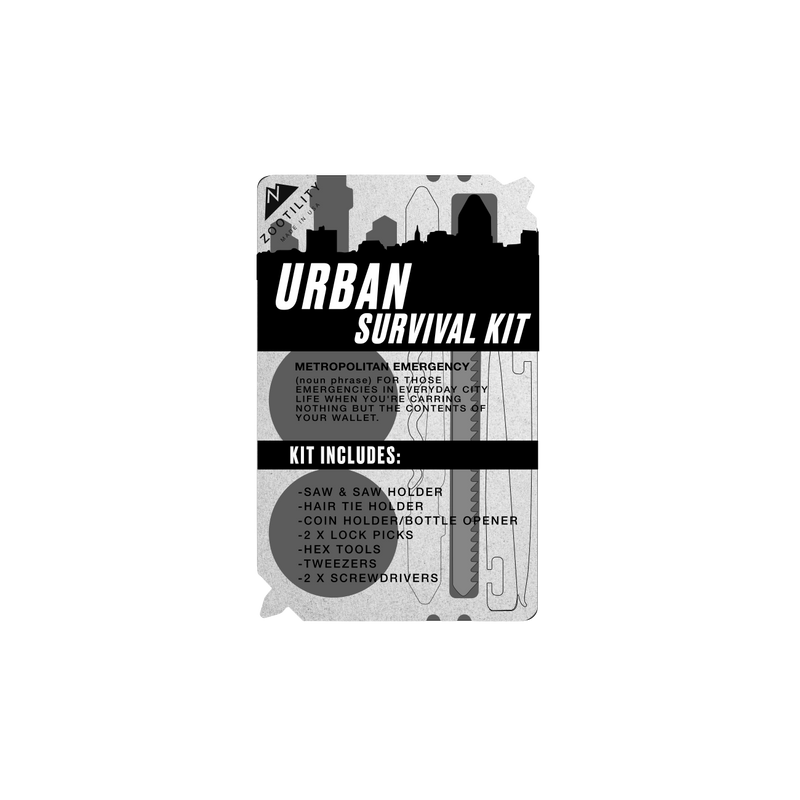 Urban Survival Kit  Zootility Tools  Paper Skyscraper Gift Shop Charlotte