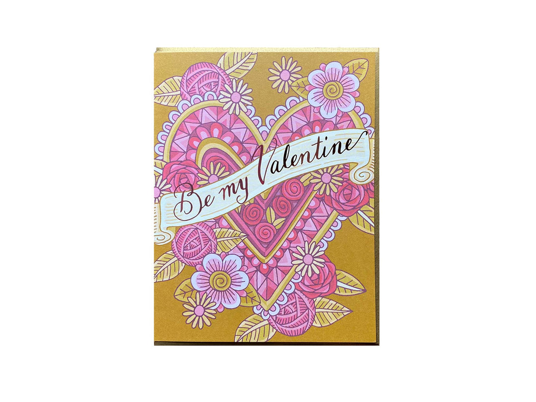 Be My Valentine Card Cards Noteworthy Paper & Press  Paper Skyscraper Gift Shop Charlotte
