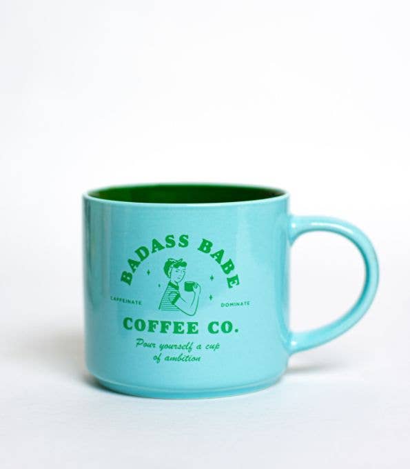 Coffee Babe- Ceramic Stackable Mug 16 oz