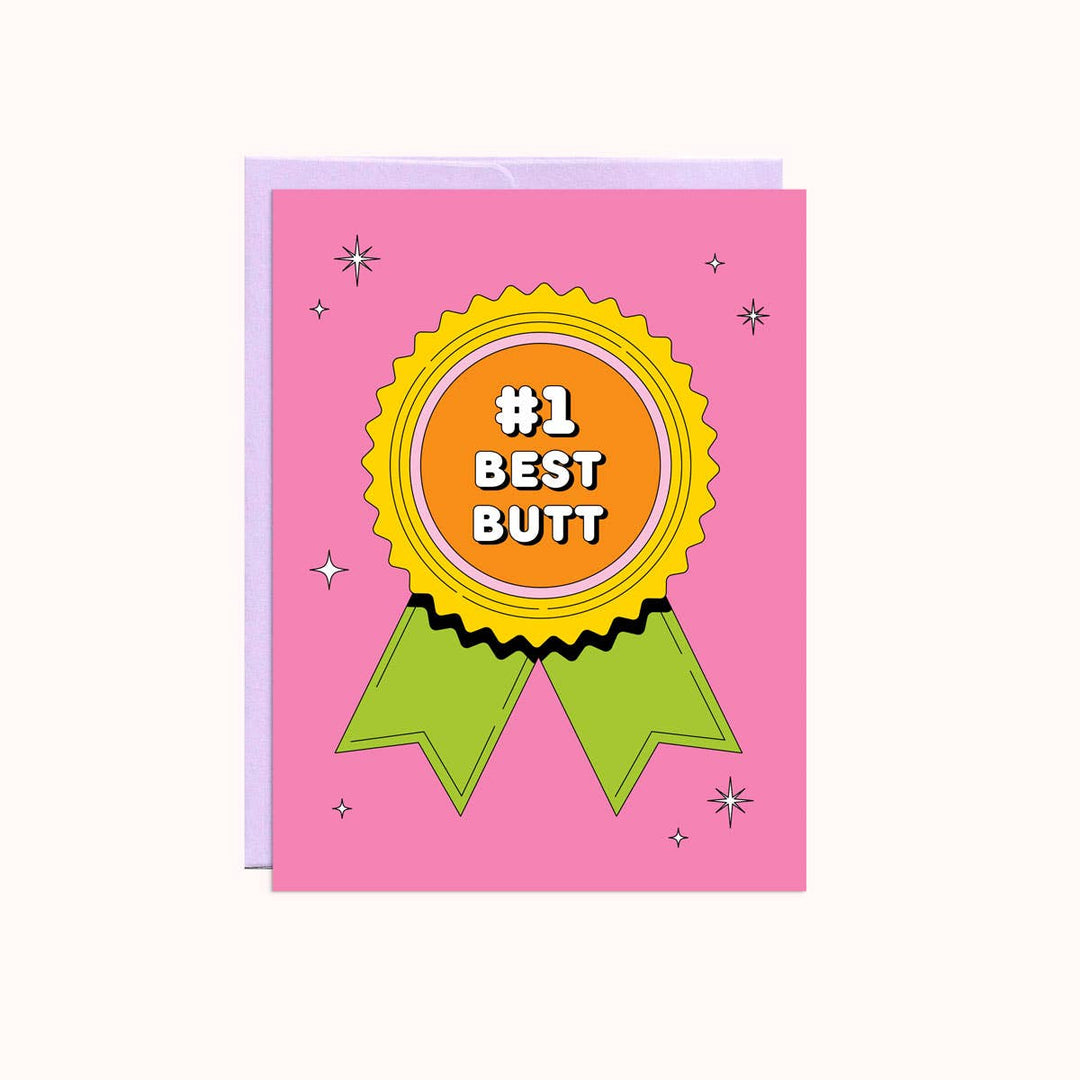 #1 Best Butt | Love Card Cards Party Mountain Paper co.  Paper Skyscraper Gift Shop Charlotte