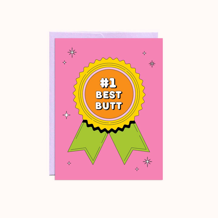 #1 Best Butt | Love Card Cards Party Mountain Paper co.  Paper Skyscraper Gift Shop Charlotte