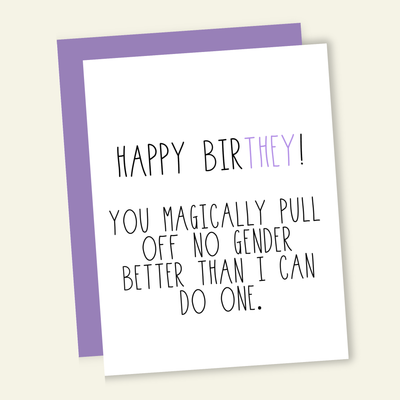 Happy Birthey | LGBTQ + Birthday Card Cards That’s So Andrew  Paper Skyscraper Gift Shop Charlotte