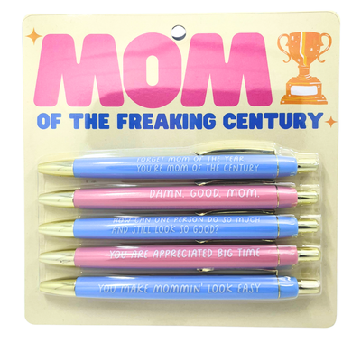 Mom Of The Freaking Century Pen Set (mothers day, gift)  FUN CLUB  Paper Skyscraper Gift Shop Charlotte