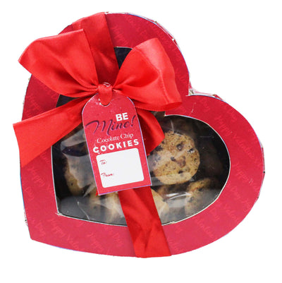 Valentines Shortbread Cookies Red Rigid Heart, 6 oz. Valentine's Day Too Good Gourmet  Paper Skyscraper Gift Shop Charlotte
