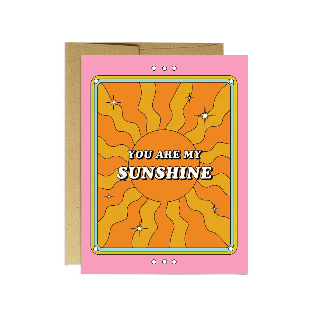 You Are My Sunshine  | Valentine's Day Cards Party Mountain Paper co.  Paper Skyscraper Gift Shop Charlotte
