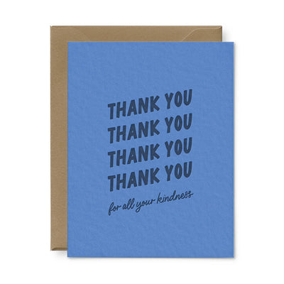 Thank You x4 | Thanks Card Cards Ruff House Print Shop  Paper Skyscraper Gift Shop Charlotte