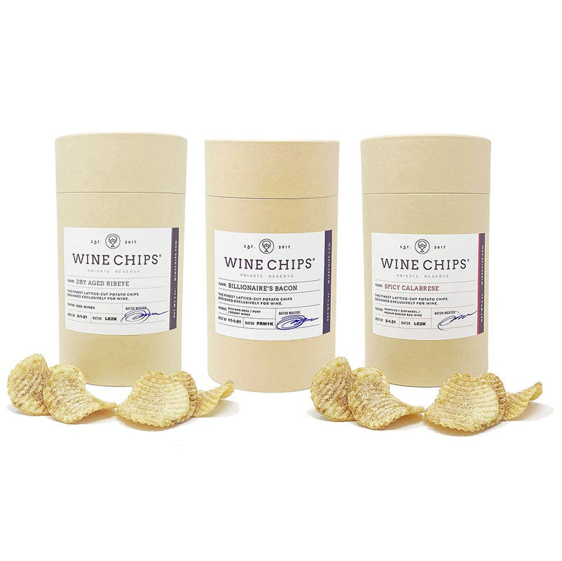 3 oz Wine Chips | Assorted  Wine Chips  Paper Skyscraper Gift Shop Charlotte