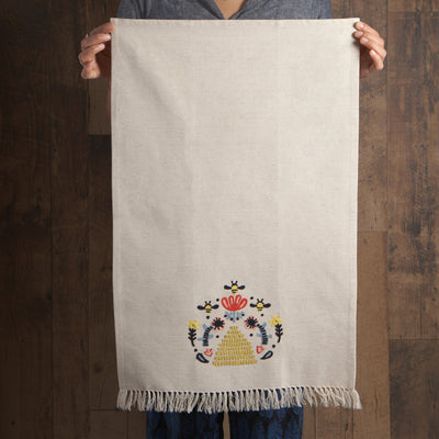 Frida Embroidered Dishtowel Dish Towels Danica Studio (Now Designs)  Paper Skyscraper Gift Shop Charlotte