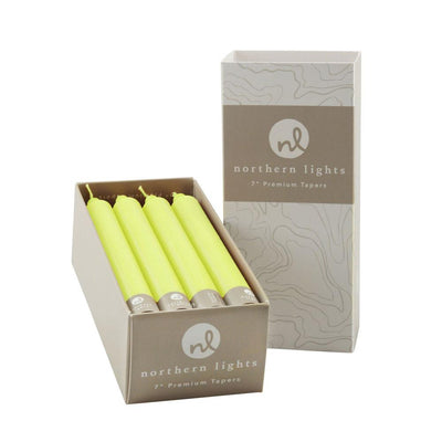 7" Tapers  - New Leaf Candles Northern Lights Candles  Paper Skyscraper Gift Shop Charlotte